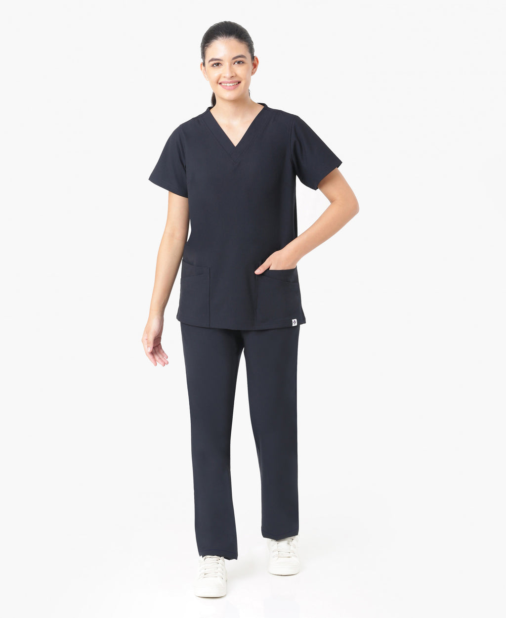 Gracy Flex Scrub Pant - Graphite Blue