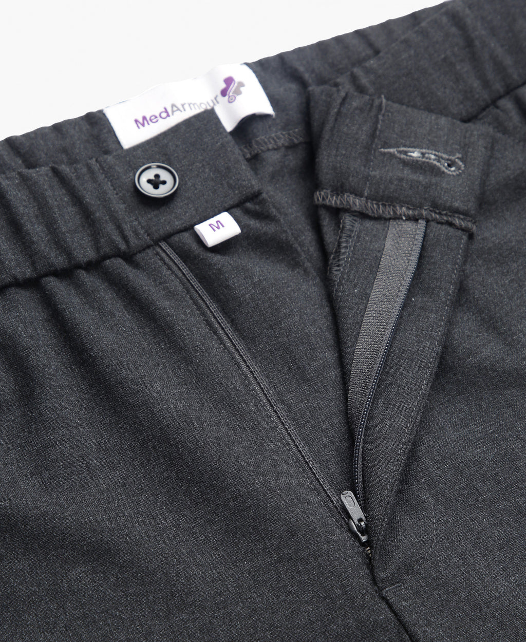 Nick Luxe Scrub Pant - Heather Grey