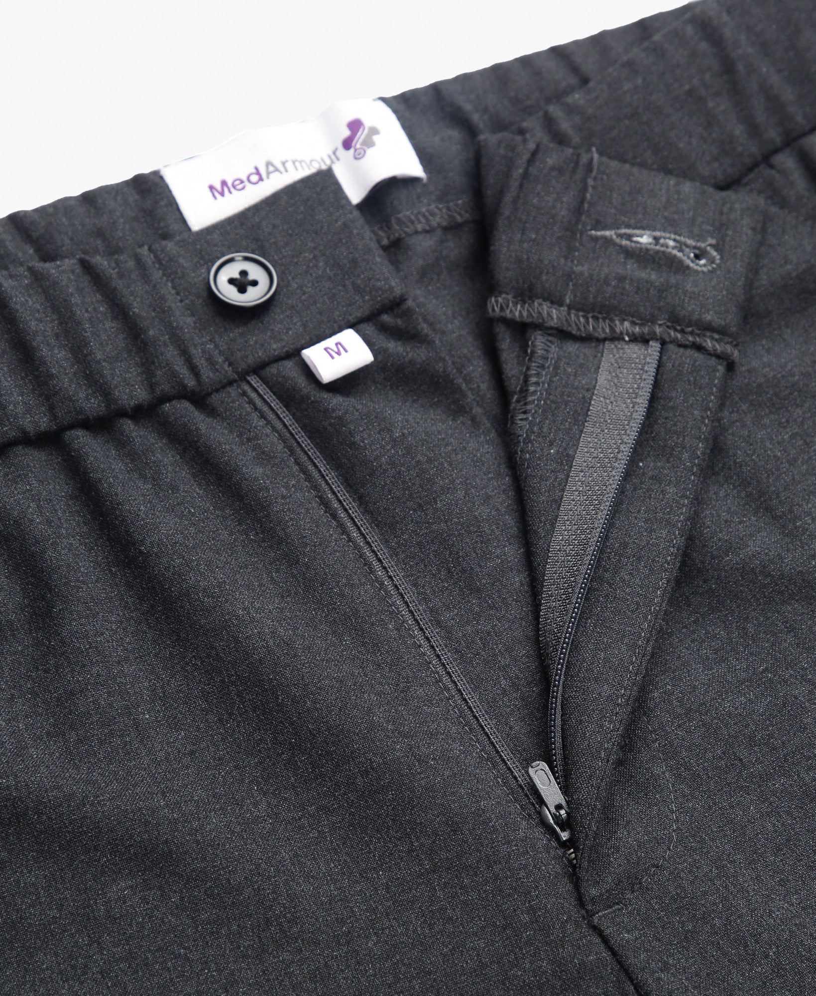 Nick Luxe Scrub Set - Heather Grey