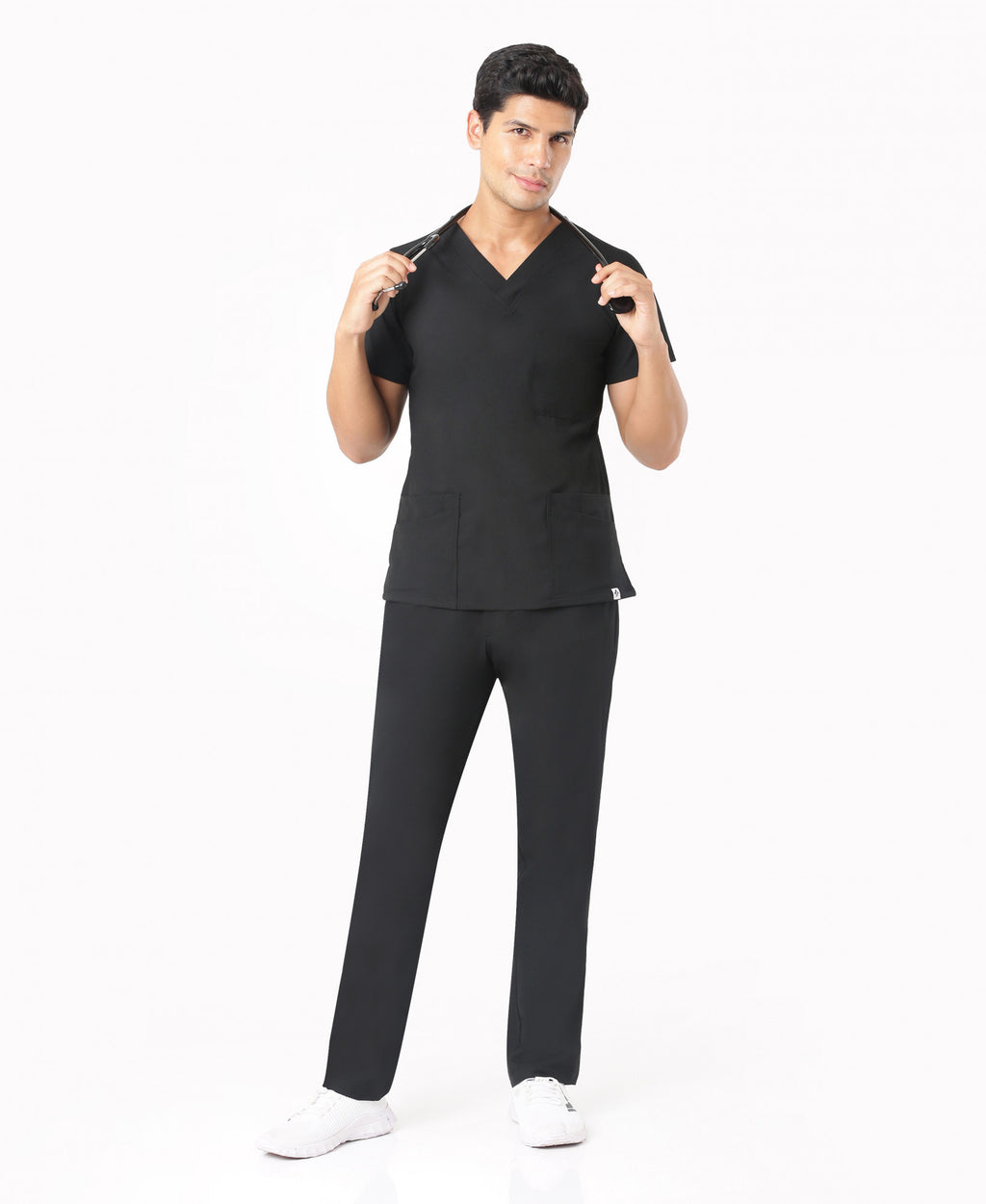 Nick Luxe Scrub Pant - Black