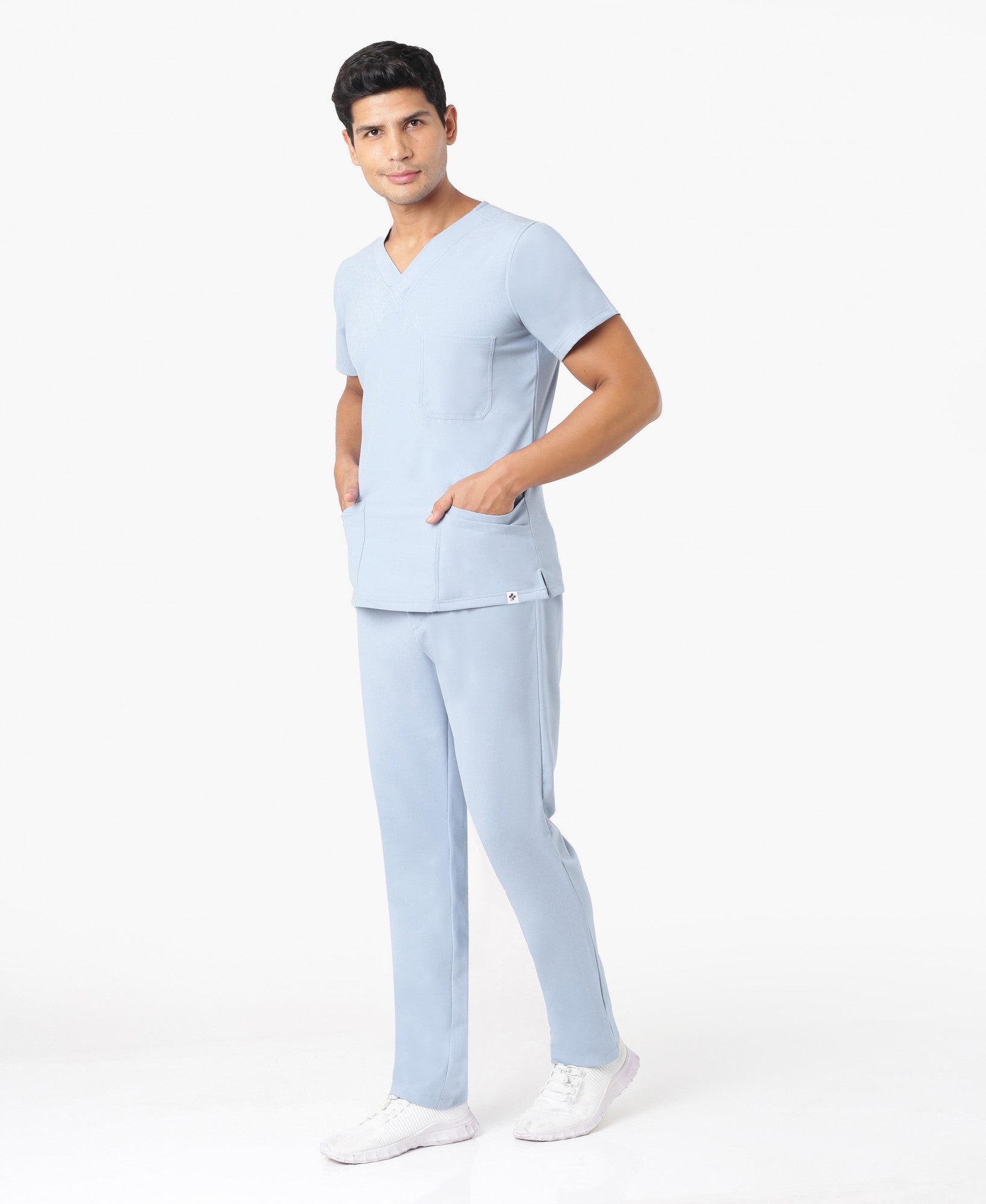 Nick Luxe Scrub Pant - Ceil Blue