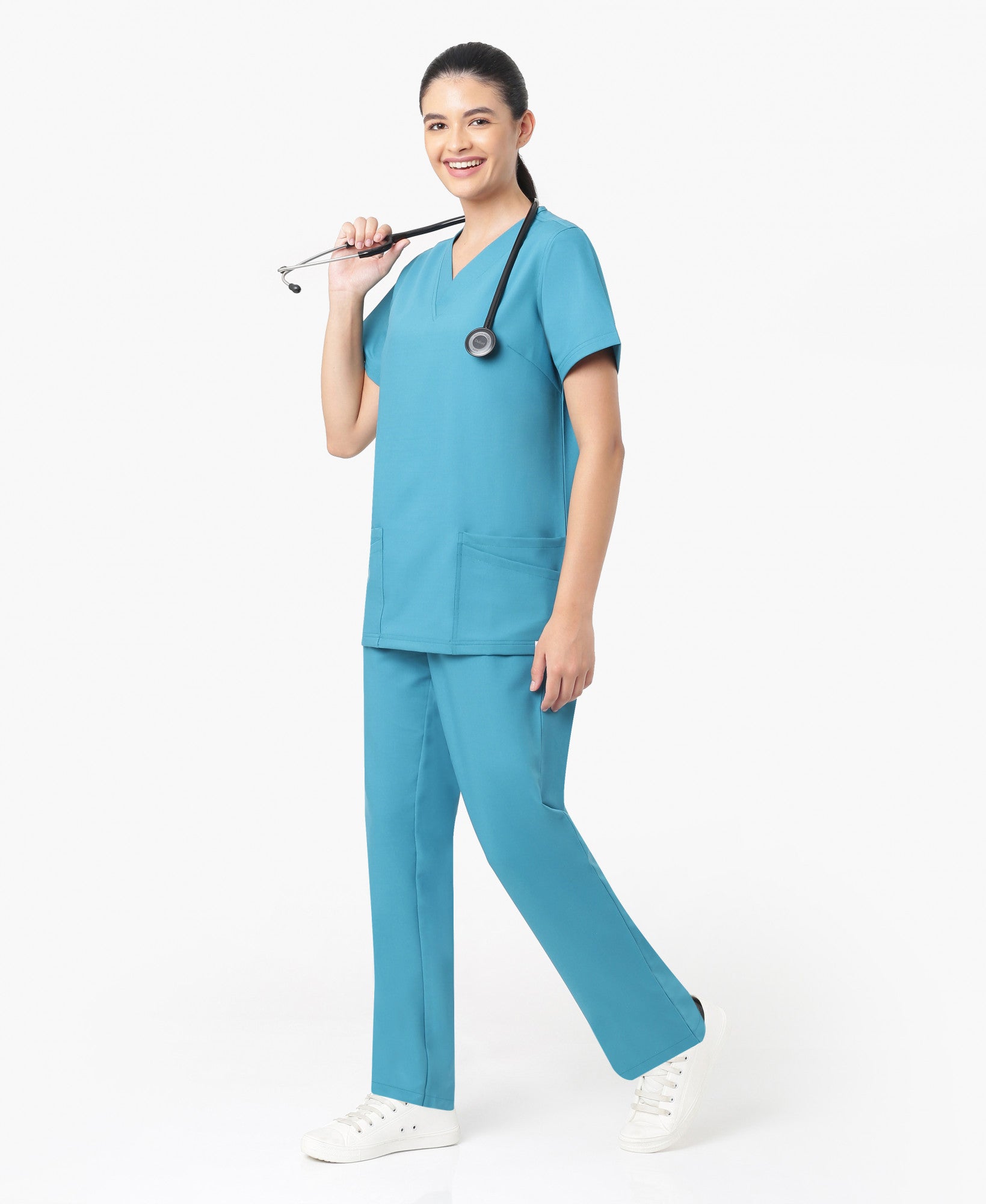 Gracy Flex Scrub Pant - Aqua