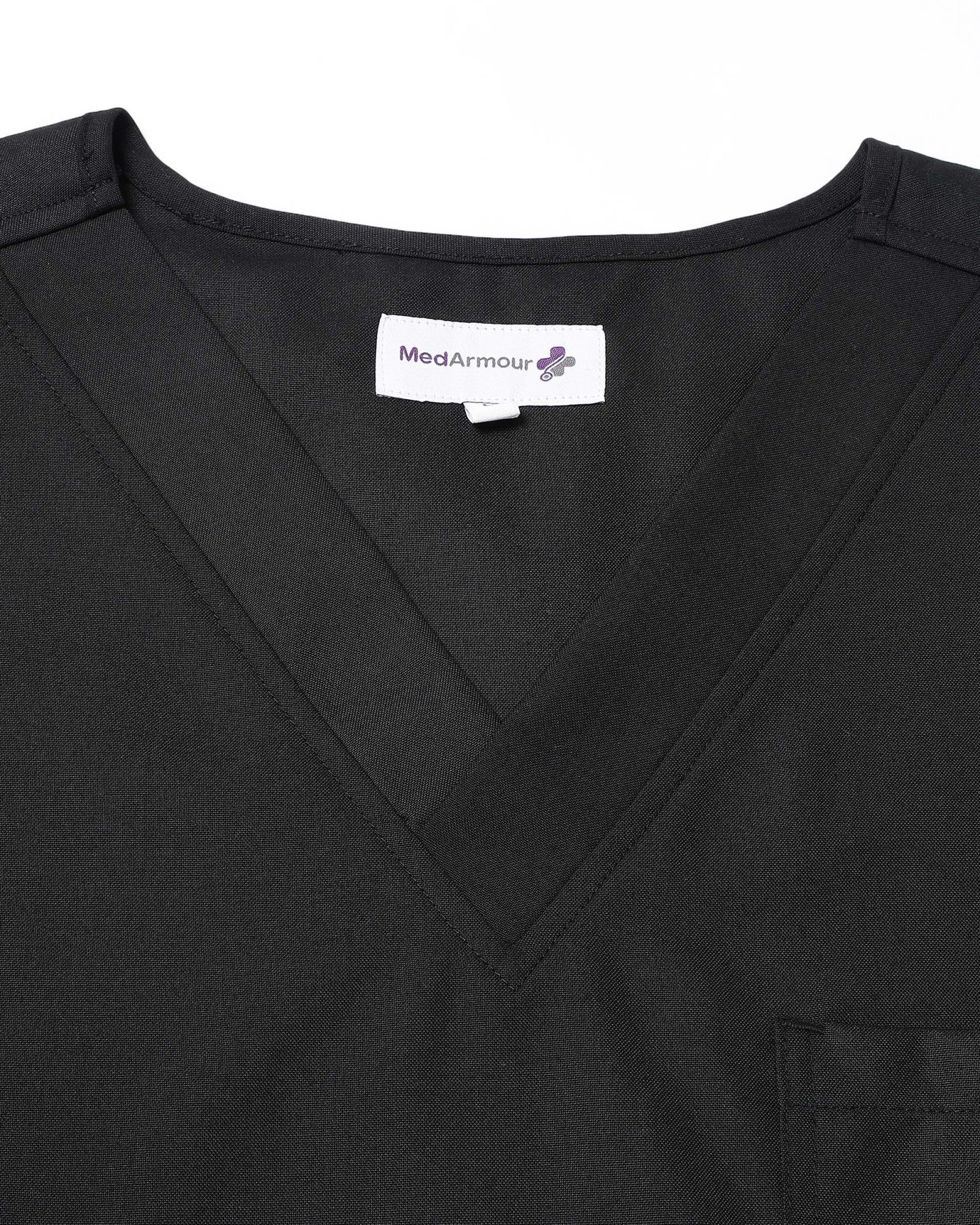 Benito Classic Scrub Top - Black