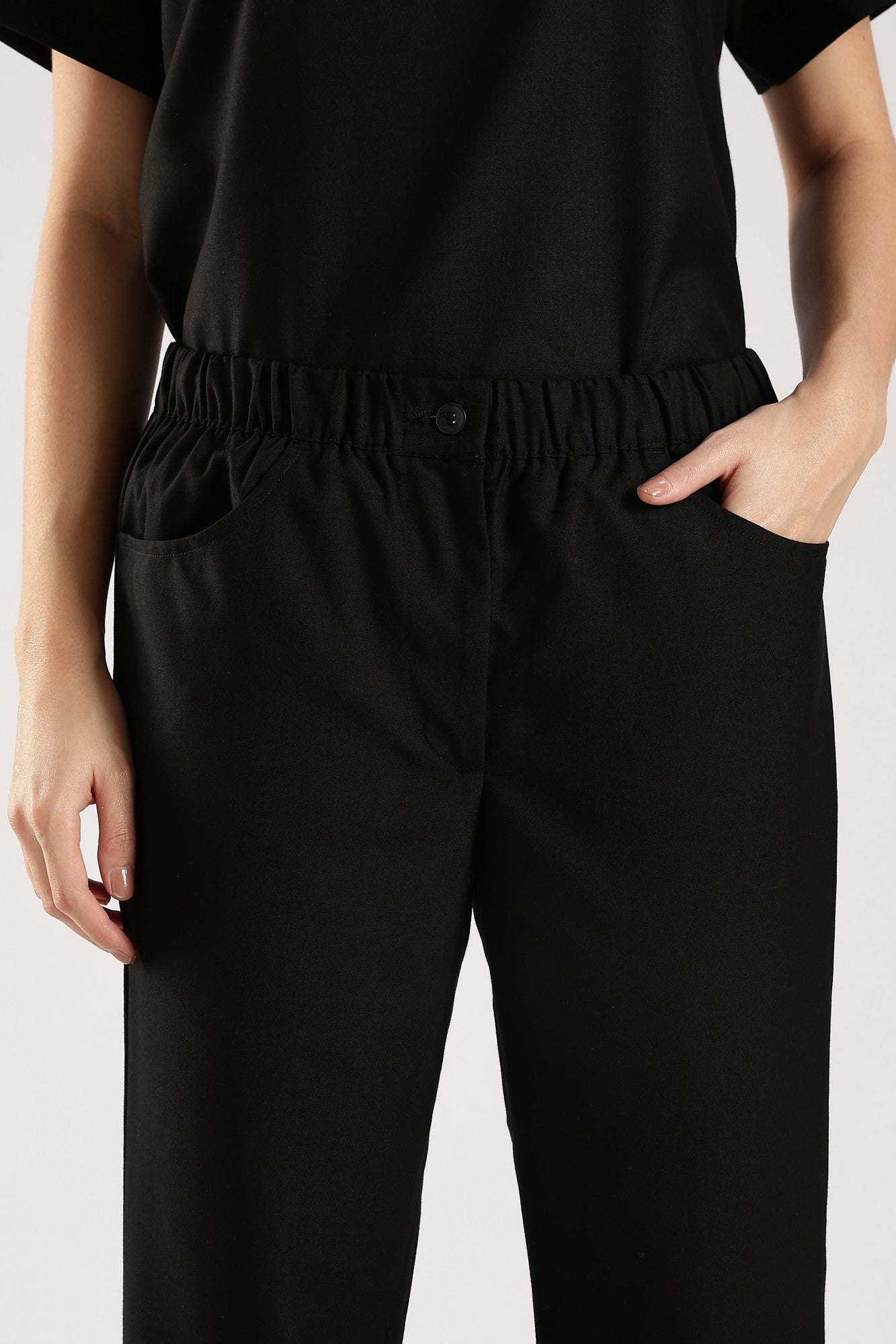 Bella Classic Scrub Pant - Black