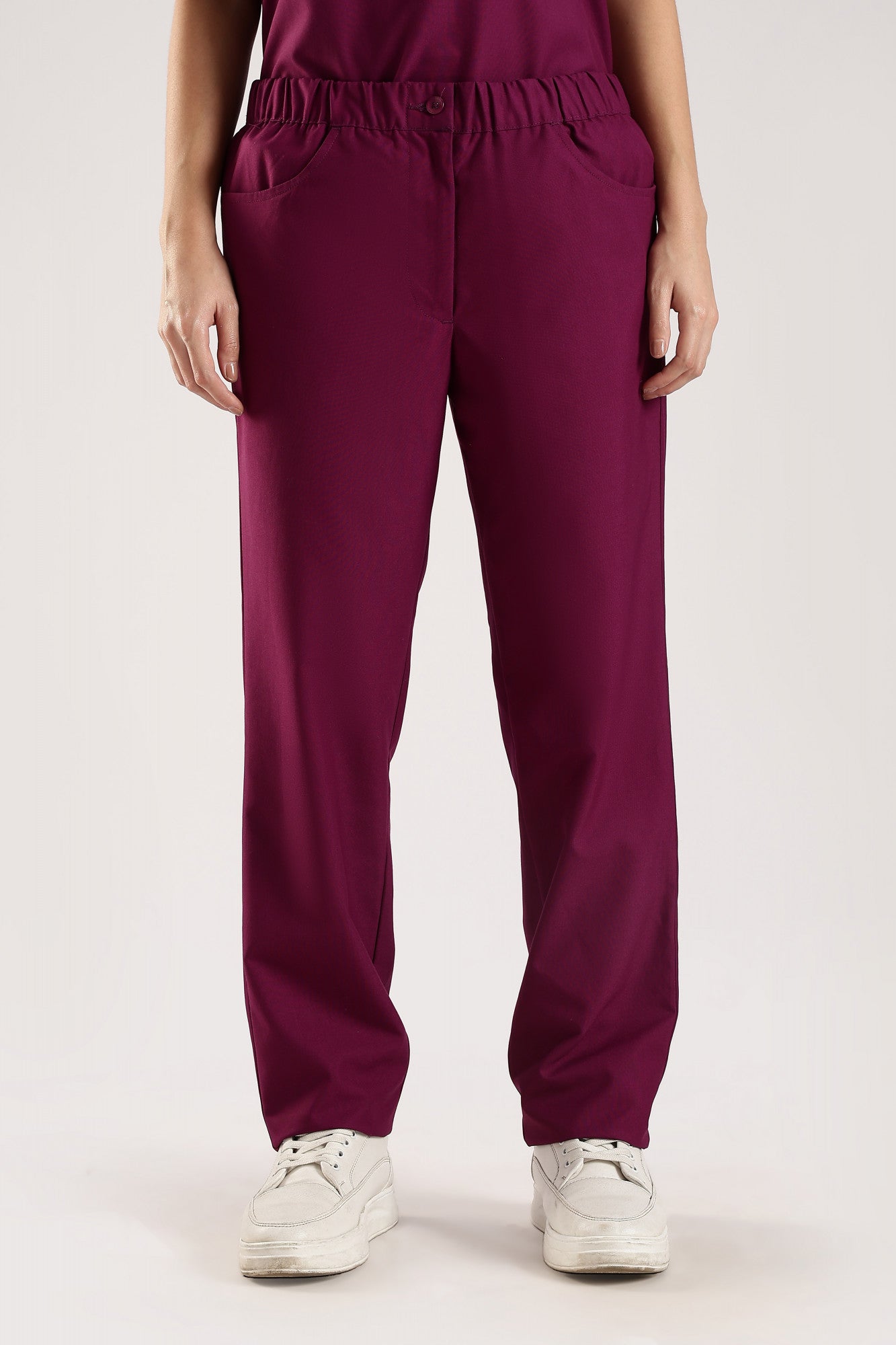 Bella Classic Scrub Pant - Berry Bloom