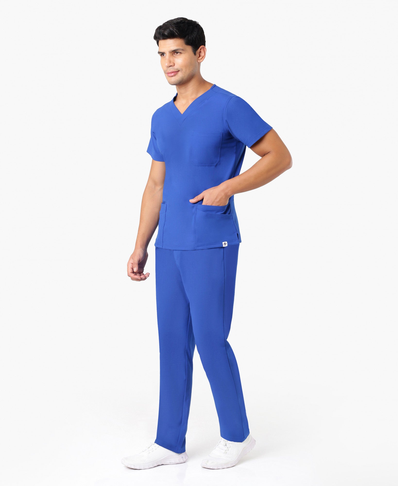 Nick Luxe Scrub Pant - Royal Blue