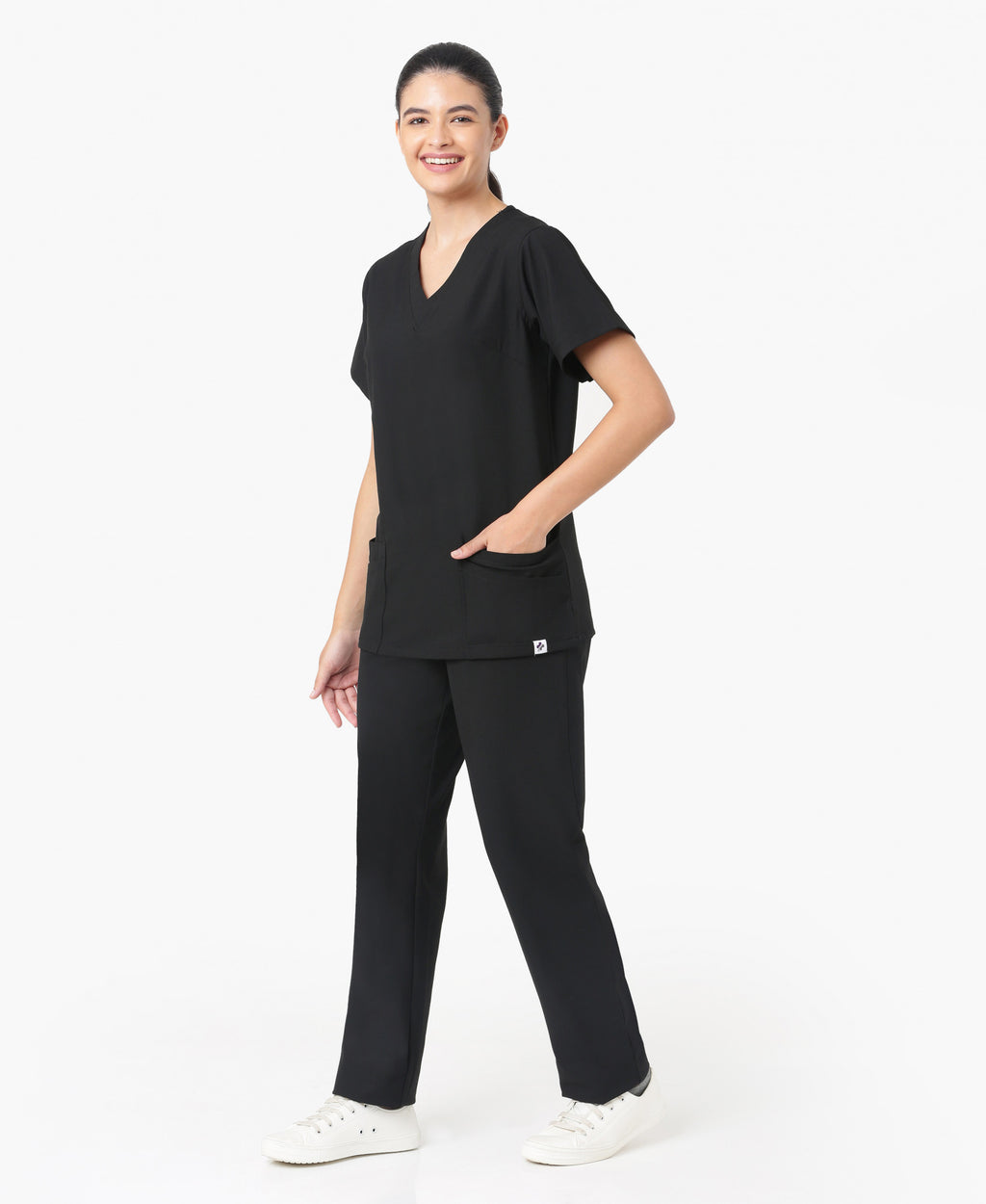 Mendi Luxe Scrub Set - Black