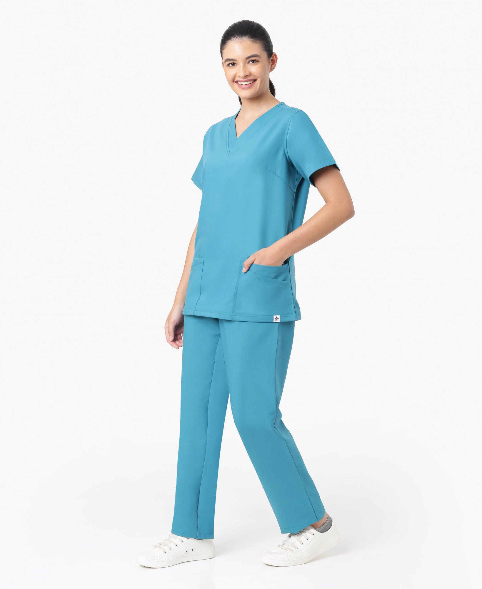 Gracy Flex Scrub Pant - Aqua