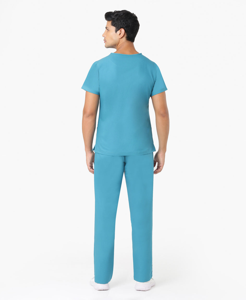 Simon Flex Scrub Top - Aqua