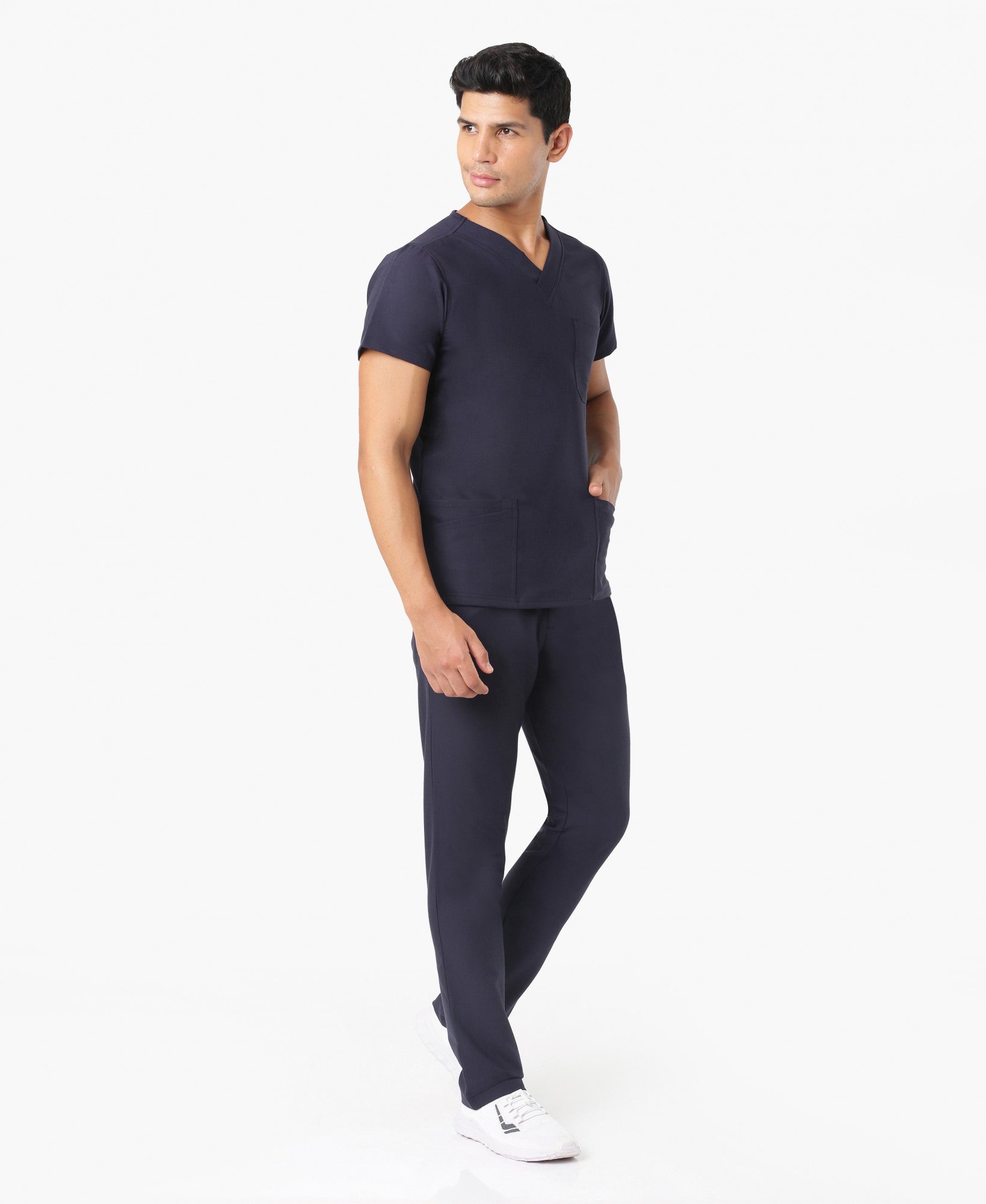 Nick Luxe Scrub Pant - Navy