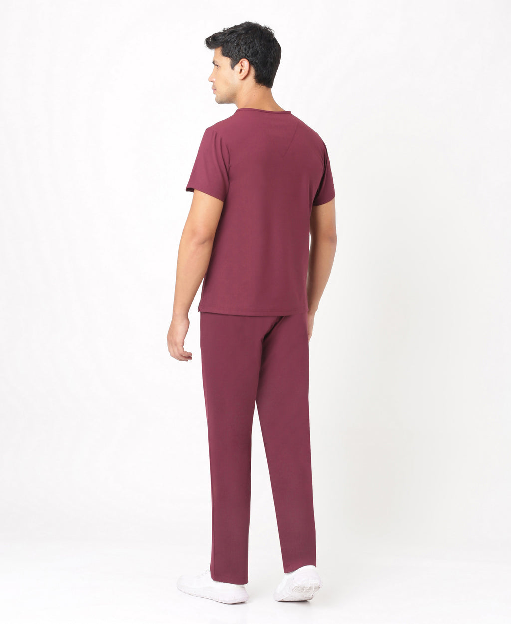 Nick Luxe Scrub Set - Burgundy