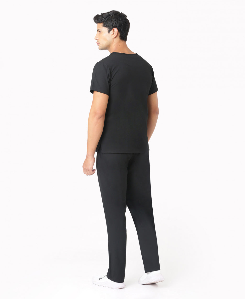 Nick Luxe Scrub Top - Black