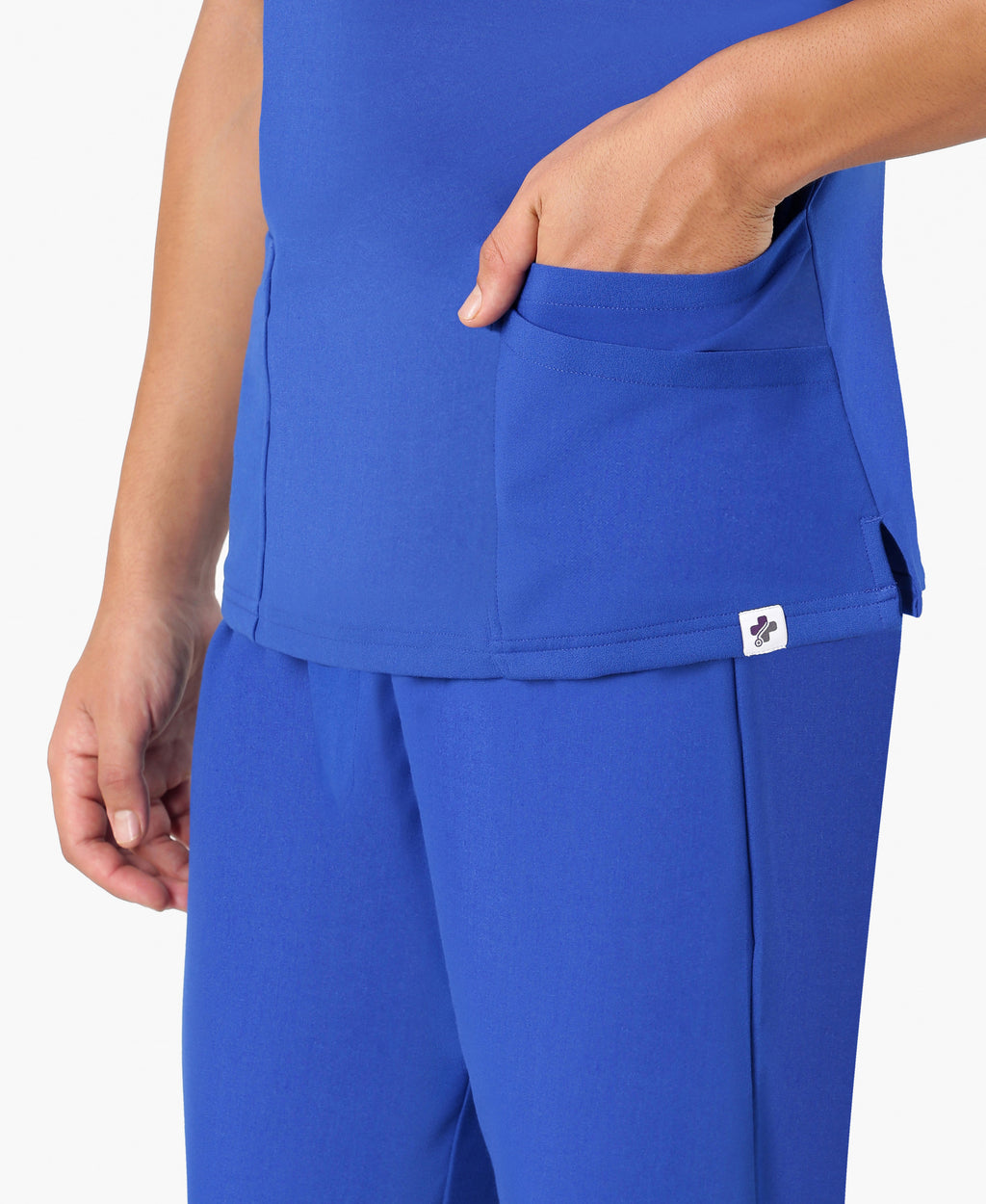 Simon Flex Scrub Top - Royal Blue