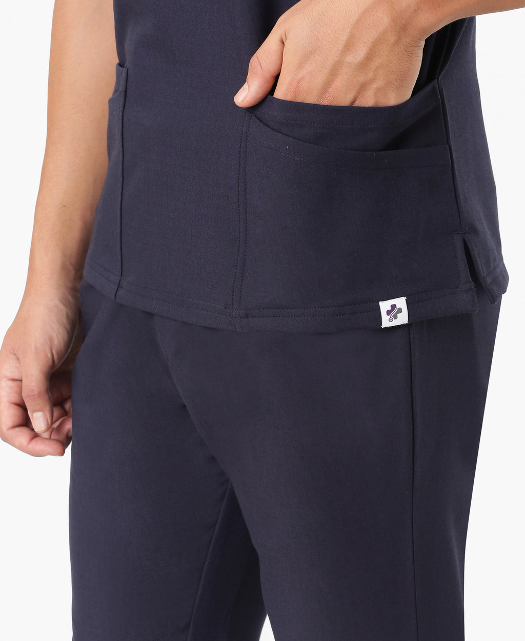 Nick Luxe Scrub Set - Navy