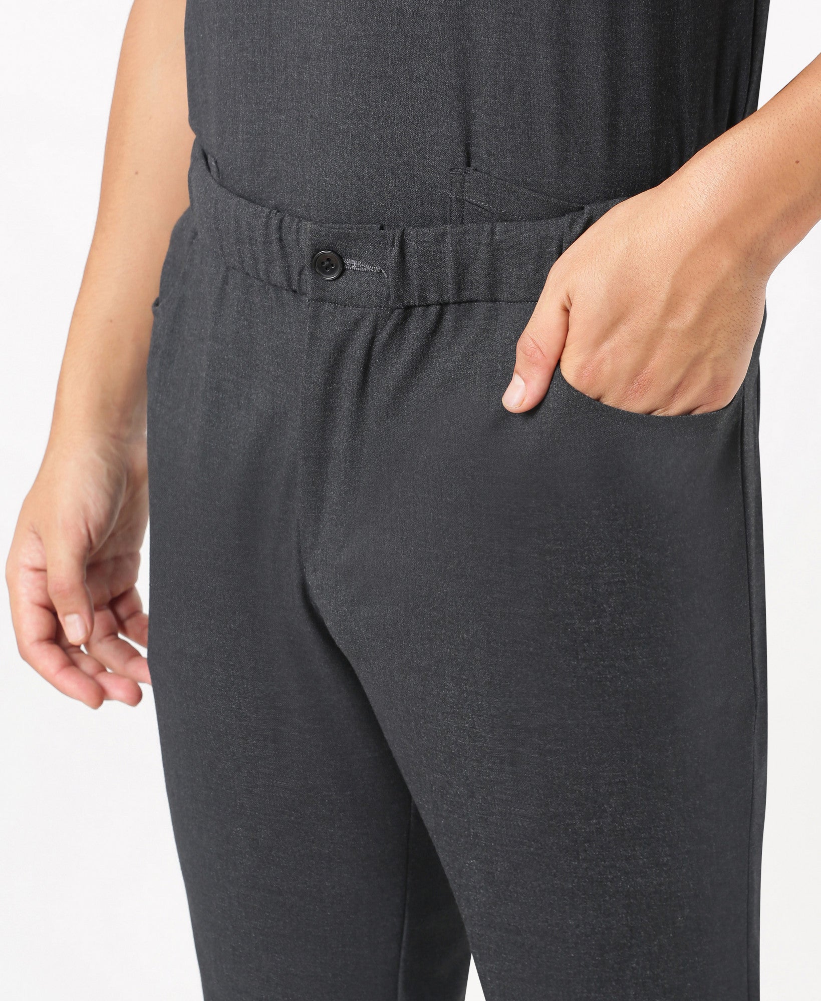 Nick Luxe Scrub Pant - Heather Grey