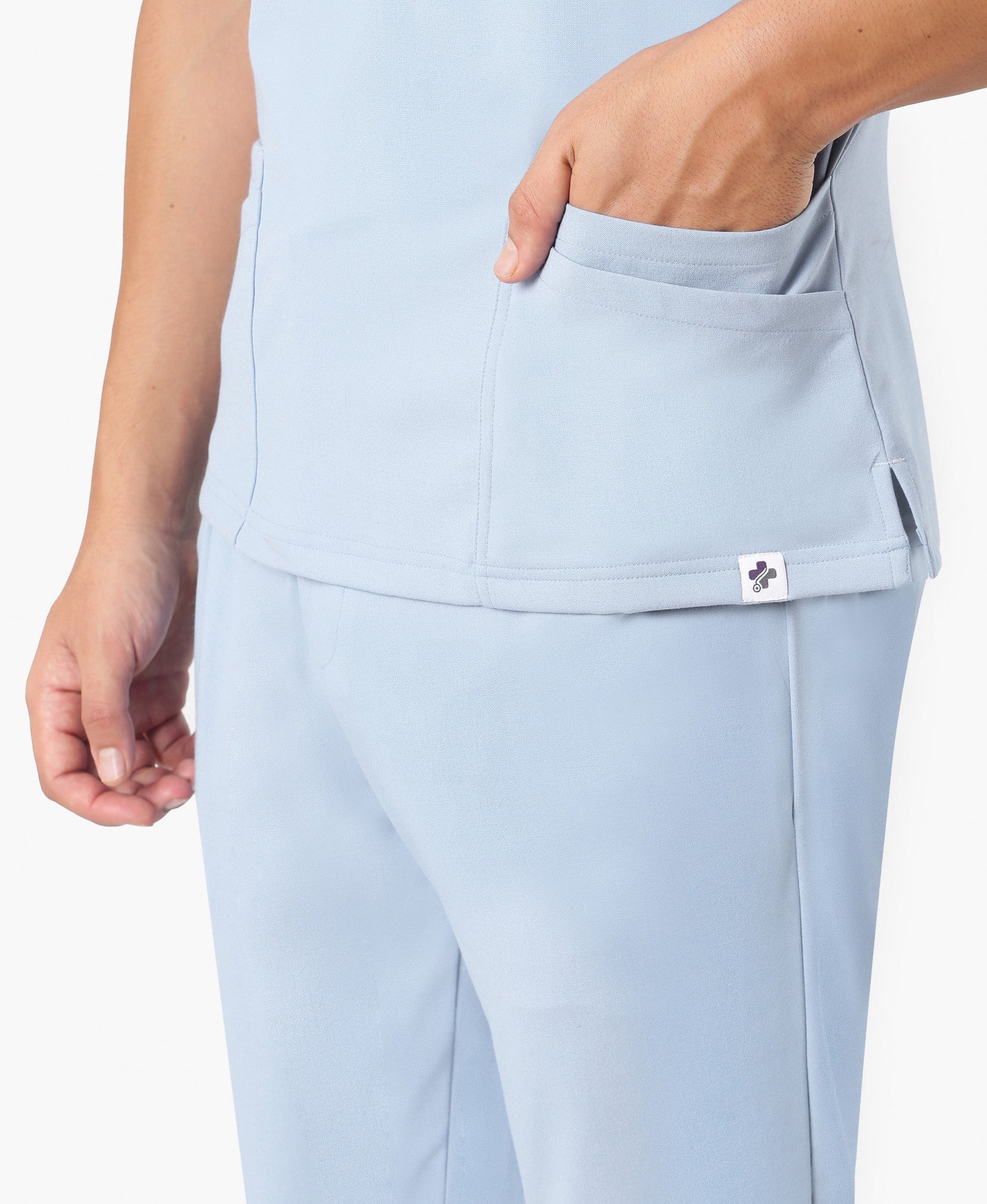 Nick Luxe Scrub Set - Ceil Blue