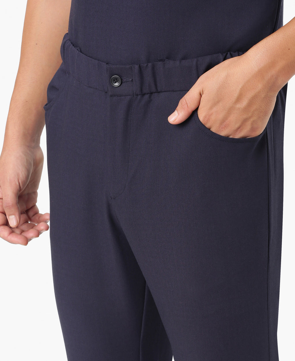 Nick Luxe Scrub Set - Navy