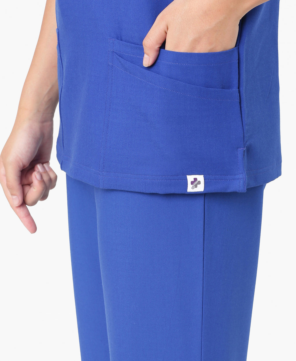 Gracy Flex Scrub Top - Royal Blue