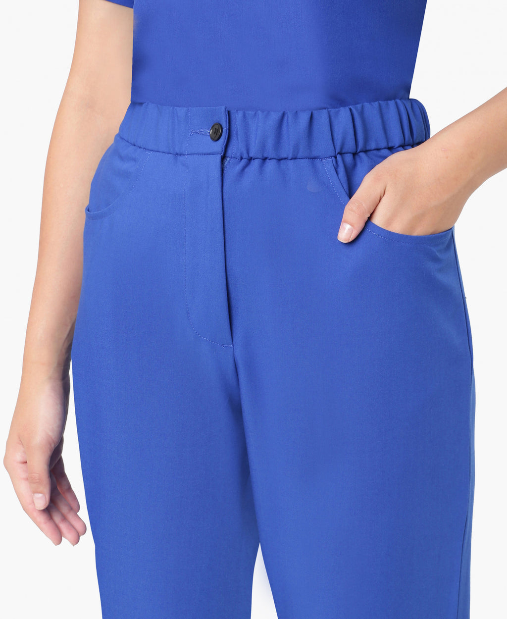 Mendi Luxe Scrub Pant - Royal Blue