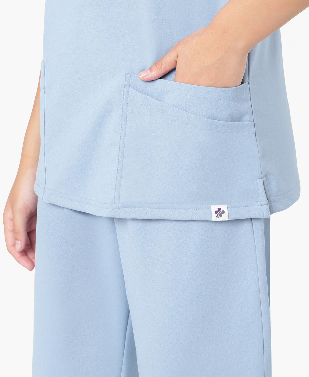 Mendi Luxe Scrub Set - Ceil Blue