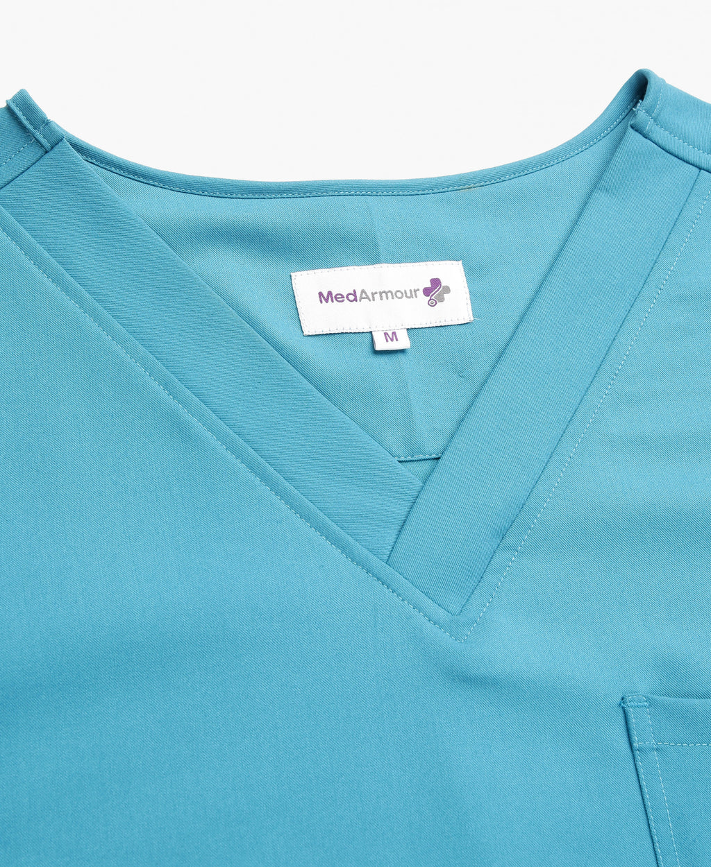 Simon Flex Scrub Top - Aqua