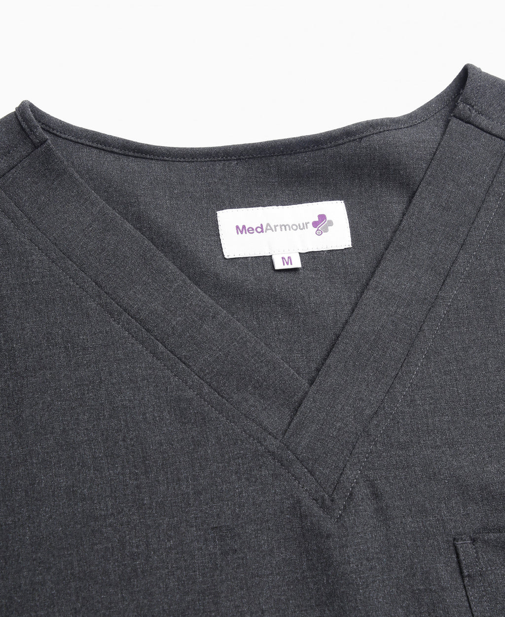 Nick Luxe Scrub Set - Heather Grey