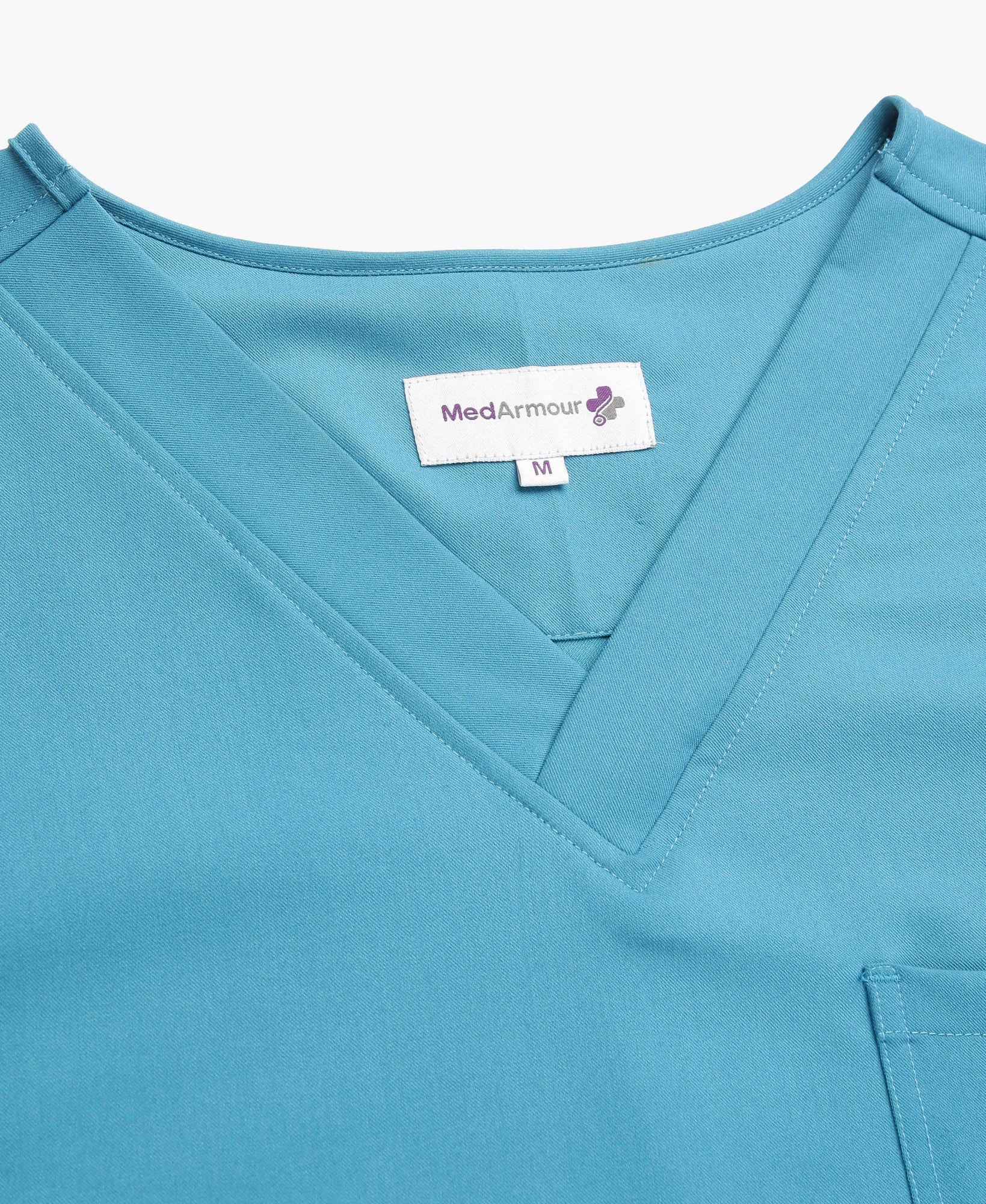 Gracy Flex Scrub Top - Aqua