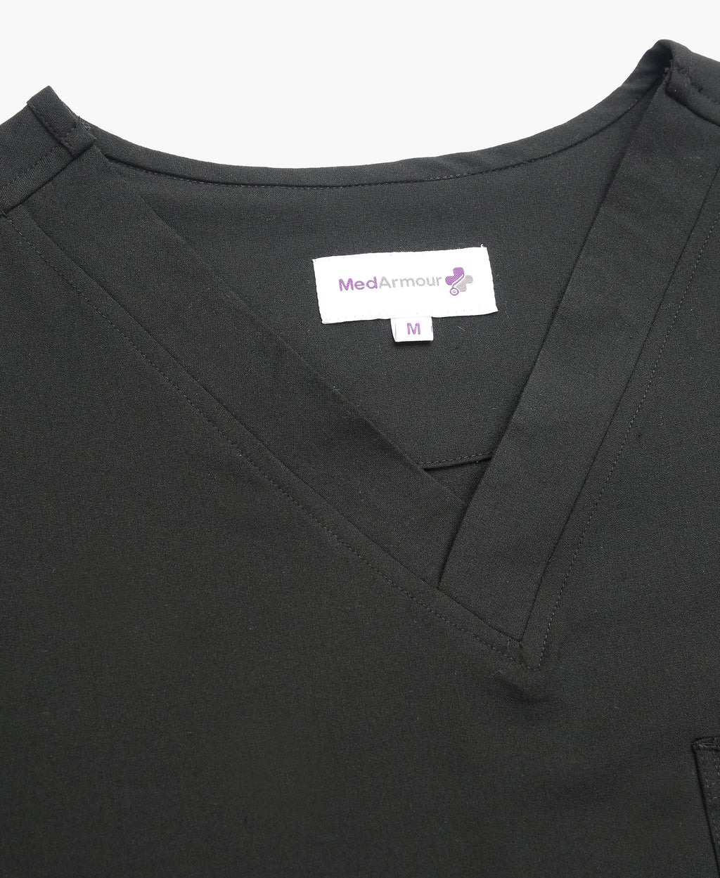 Nick Luxe Scrub Top - Black