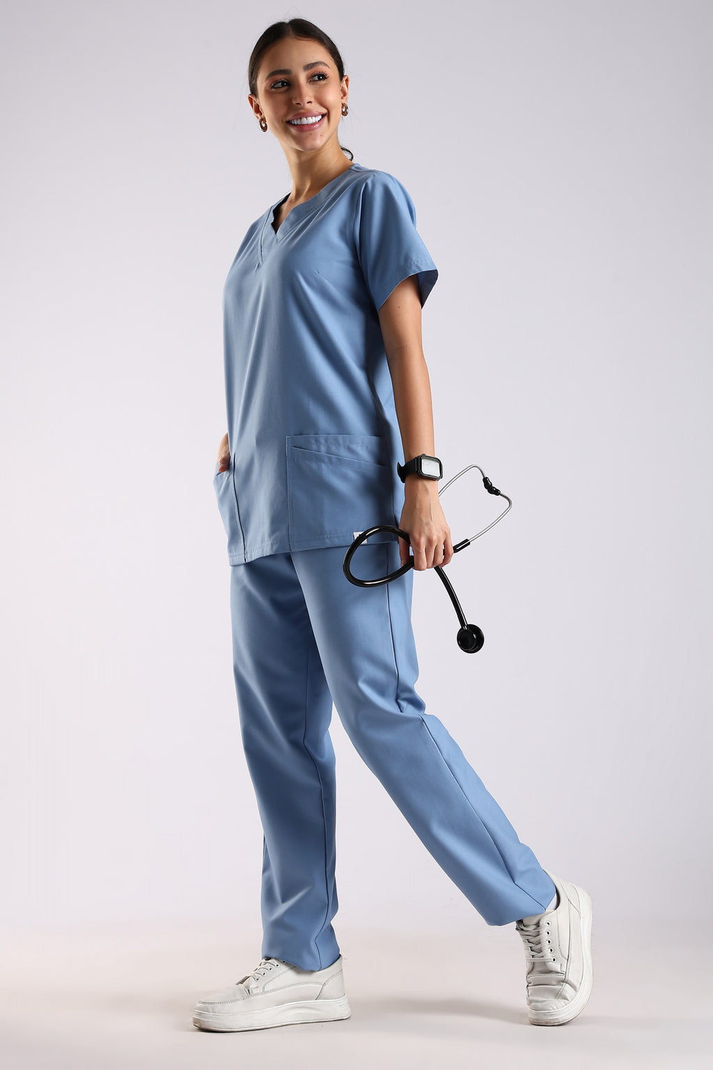 Bella Classic Scrub Pant - Sky Blue