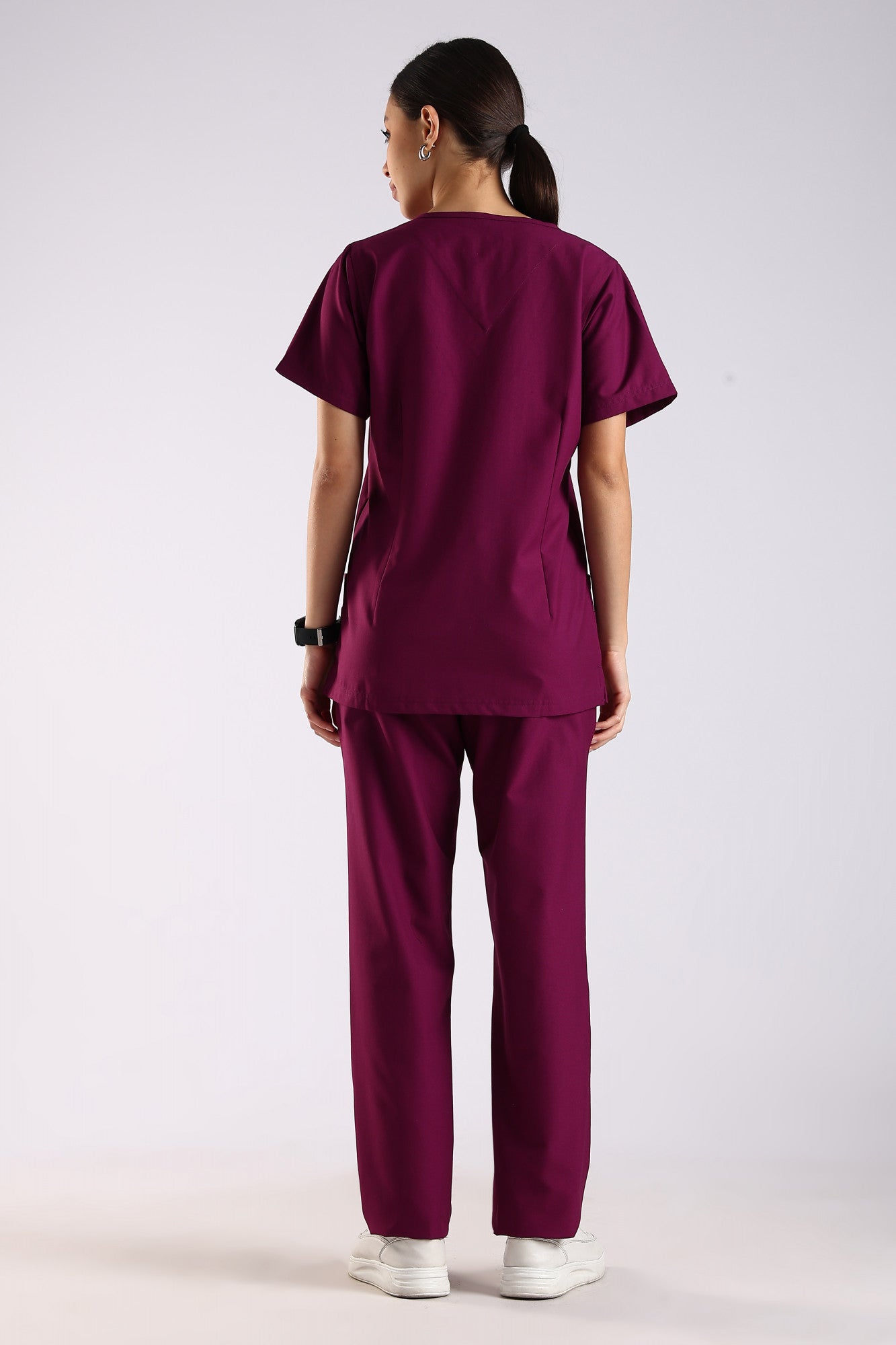 Bella Classic Scrub Set - Berry Bloom