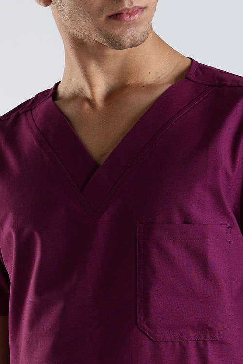 Benito Classic Scrub Set - Berry Bloom